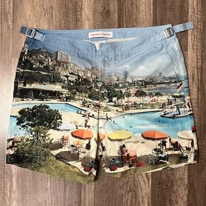 ORLEBAR BROWN  MONTCARLO MID LENGHT MENS TRUNKS